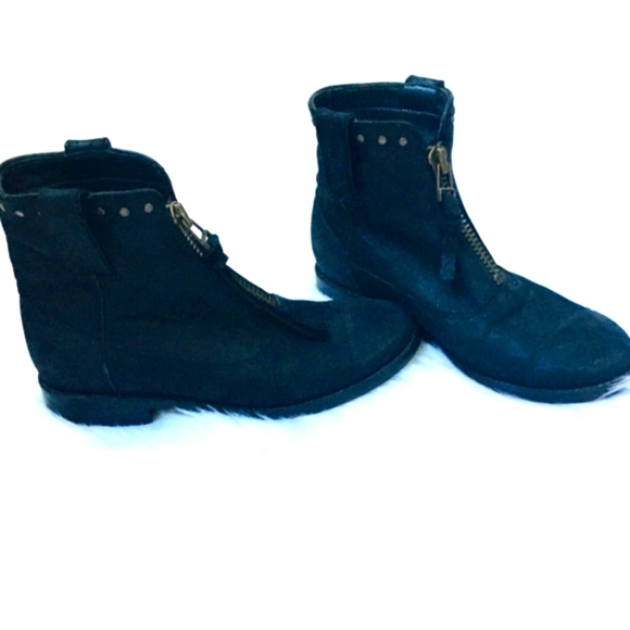 Anine Bing Studded Leather Booties - Picture 3 of 6